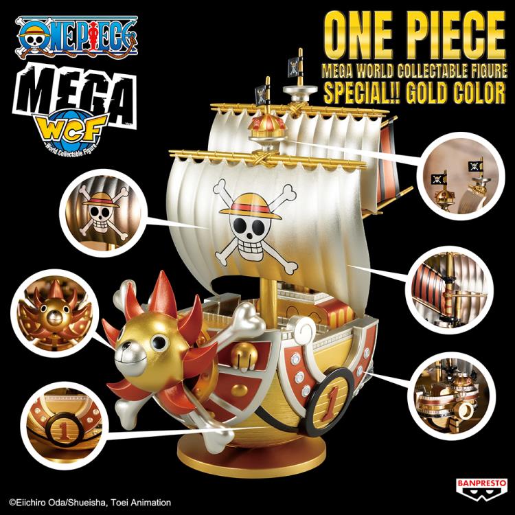 One Piece Mega World Collectable Figure Special Thousand Sunny (Gold Ver.)