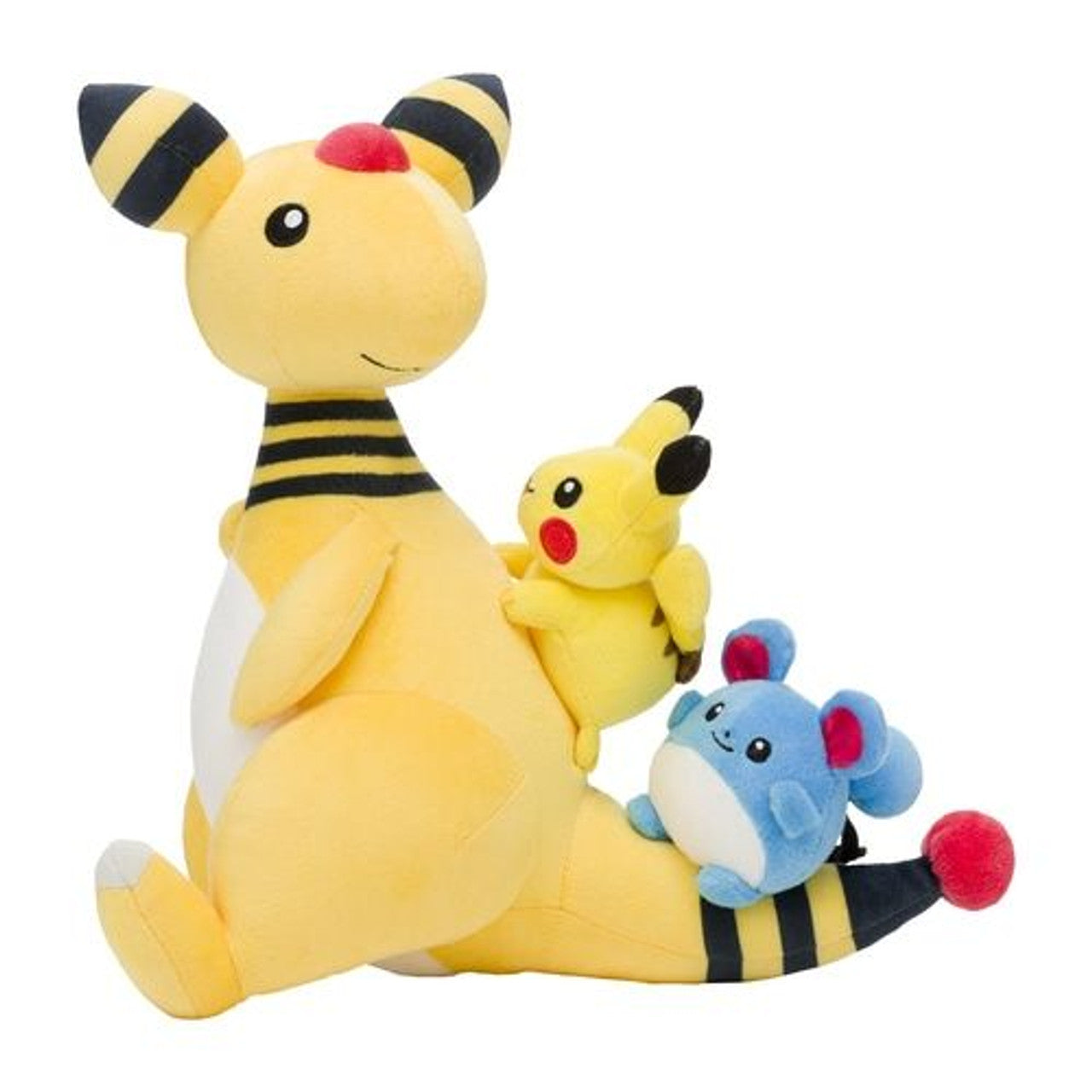 Ampharos & Pikachu & Marill - Pokemon Center Tokyo Bay Reopened! Commemorative Plush