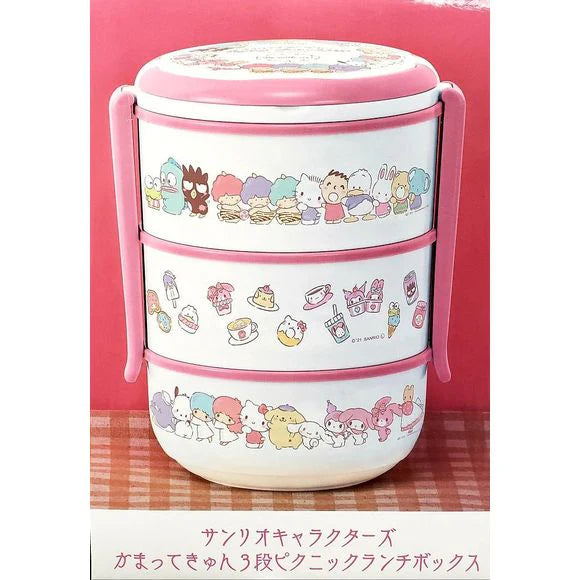 Sanrio Characters 3-Layer Lunch Bento Box