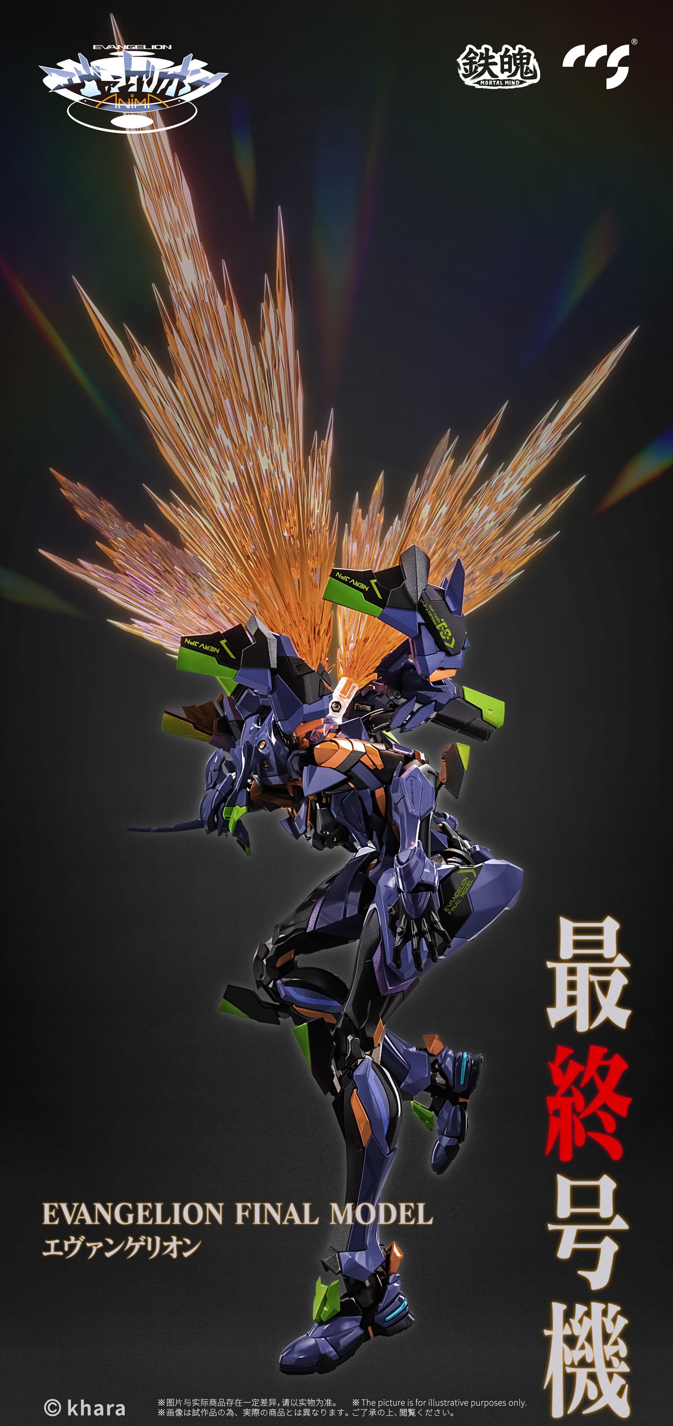 Evangelion ANIMA: MORTAL MIND Series Evangelion Final Unit Alloy Movable Figure