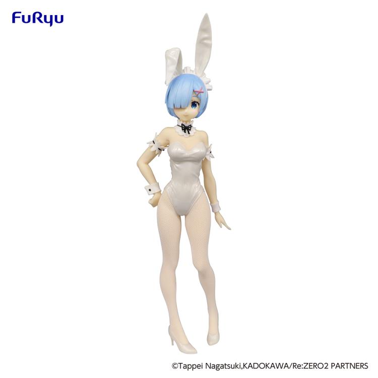 Re:Zero Starting Life in Another World BiCute Bunnies Rem (White Pearl Color Ver.) Figure