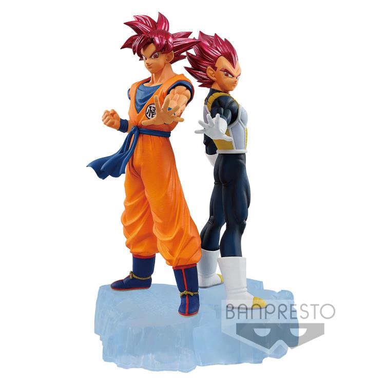 Goku and Vegeta SSJ God SSJ
