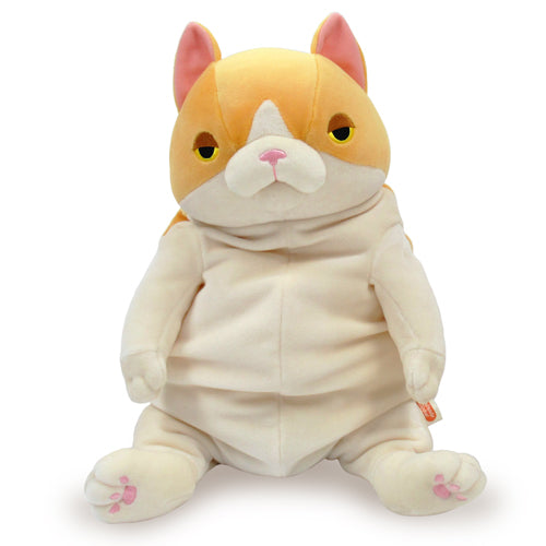 Mochi Neko (Cat) Hachiware Orange and White Plush (L)