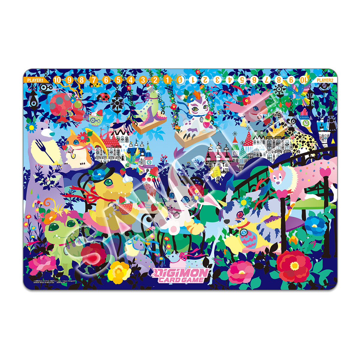 DIGIMON CARD GAME Playmat and Card Set 2 -Floral Fun-
