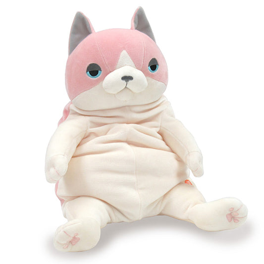 Mochi Neko (Cat) Hachiware Pastel Sakura Ramune Plush (L)