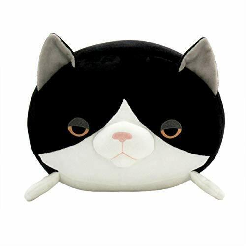 Mochi Neko Catloaf Hachiware Black and White Plush