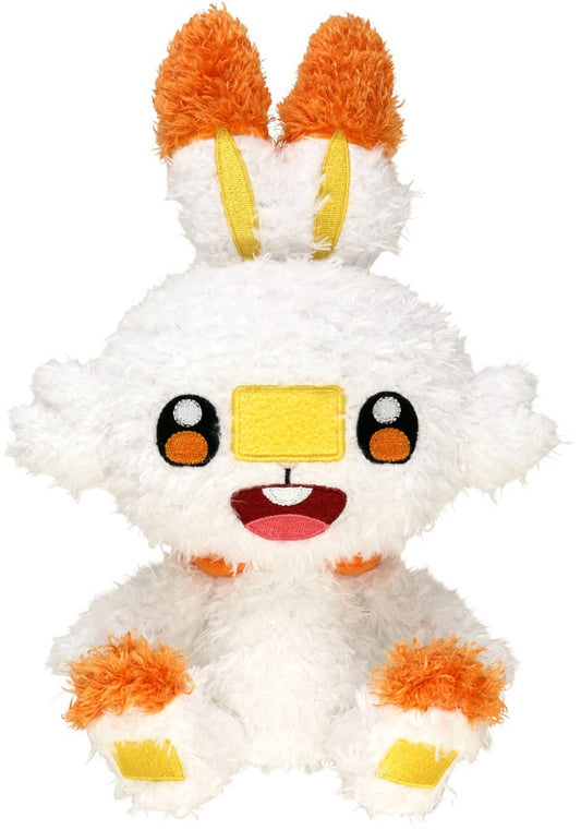 Pokemon: Fluffy Plush Toy Scorbunny Moko Moko